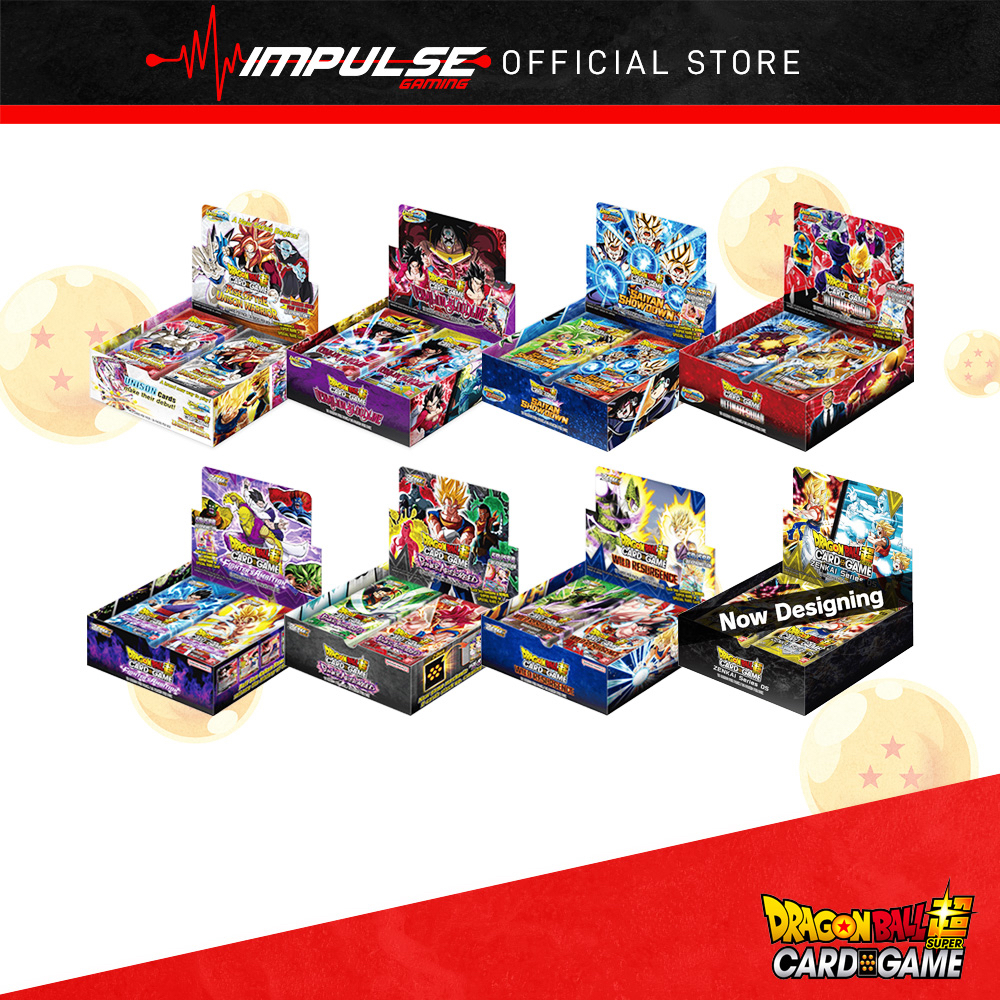 Dragon Ball Super TCG: Booster Box B-10, B-11, B-15, B-17, B-19, B-20, B-21, B-22, B-24,FB02