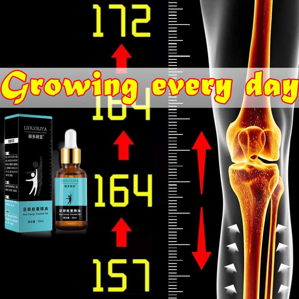 ubat tinggi badan lidoria Height Increasing Grow Taller growth essential oil foot health bone growth Promote second长高