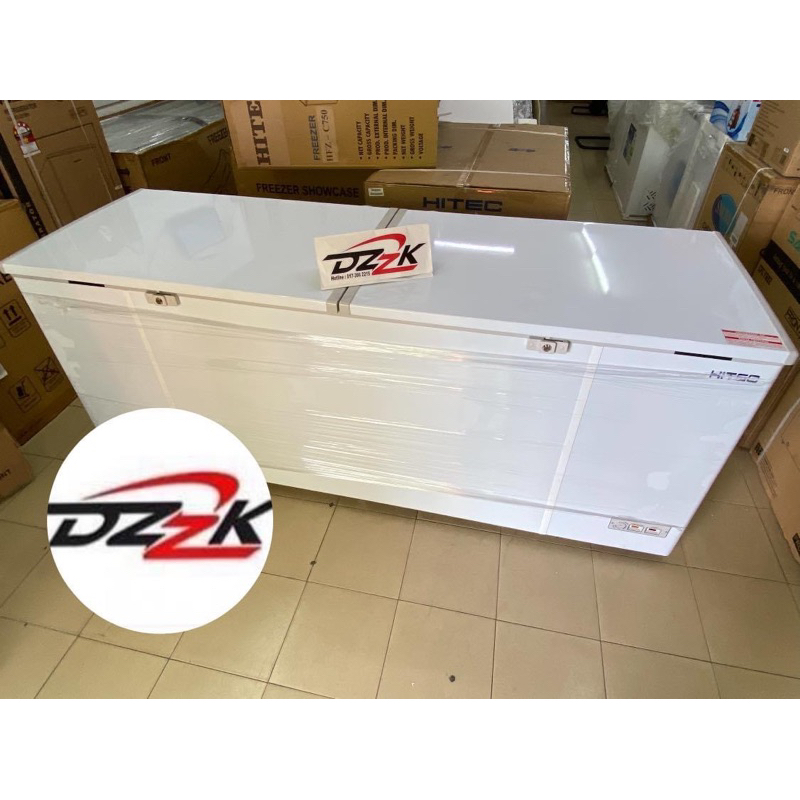 (NEW)HITEC Xtra Large Freezer HFZ-C750/SNOW LY750LDD Double Door Chest Freezer - 750 Litres (7 feet) DUAL TEMP