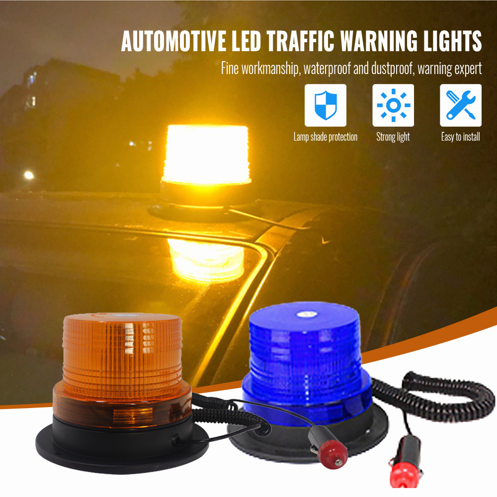 Construction Warning Light LED Safety Strobe Emergency Road Light Warning Lamp