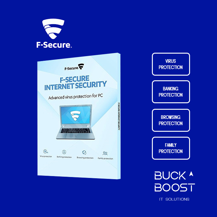 F-Secure Internet Security Advanced Protection Anti-Virus 1 Device 1 / 3 Years* (All Platform)