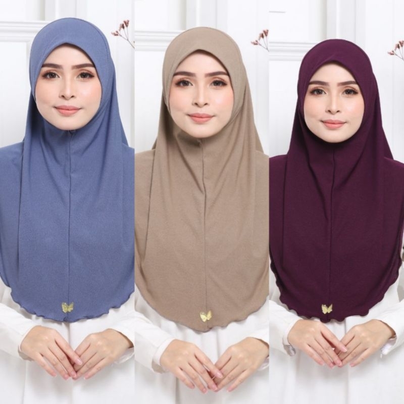 TUDUNG SARUNG SIAP TUDUNG MOSCREPE AWNING LEMBUT TUDUNG TERKINI.