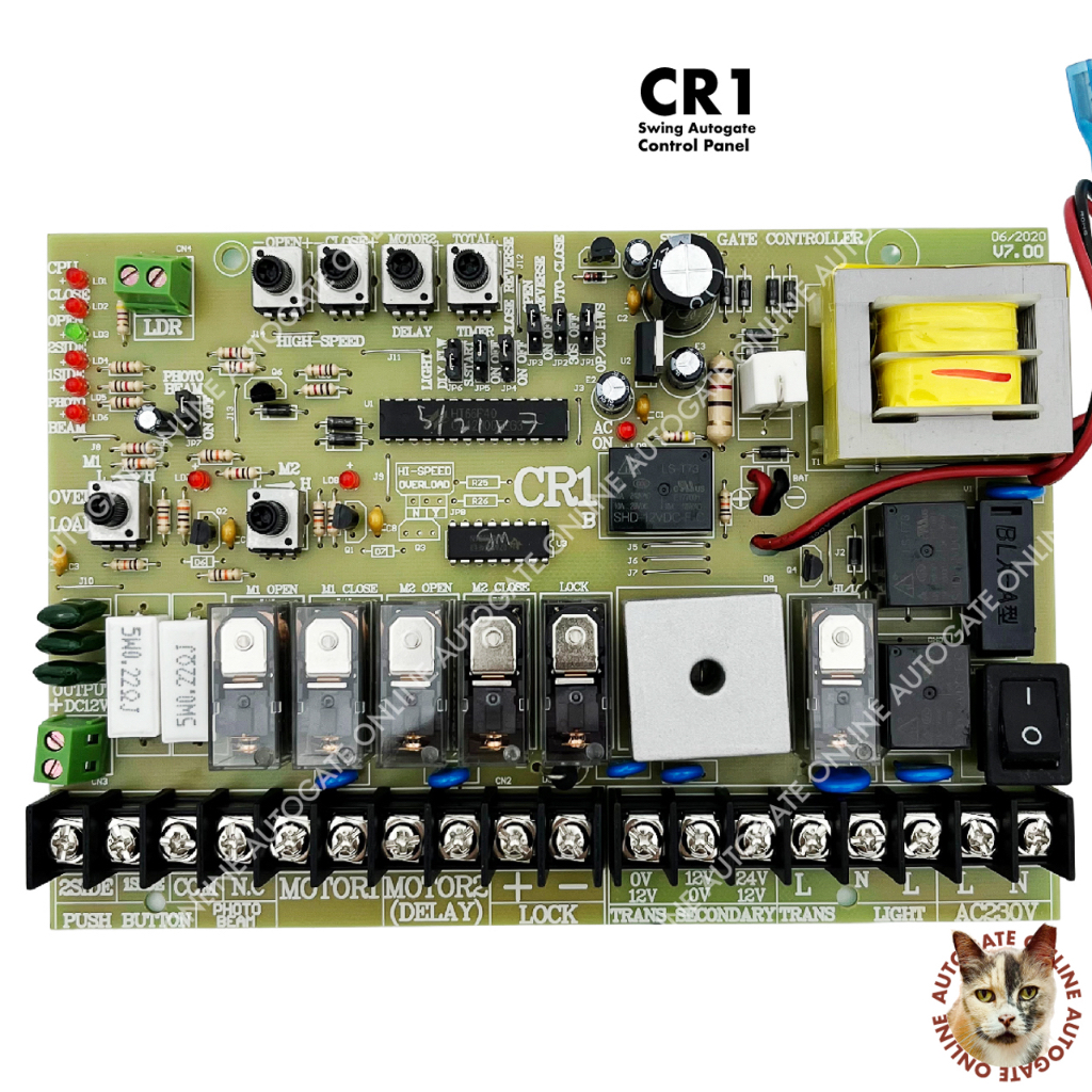 CR1 AUTOGATE UNDERGROUND SWING ARM CONTROL PANEL AUTO GATE PCB BOARD  CONTROLLER 电动门 ( comex / radion / good 1 / celmar | Shopee Malaysia