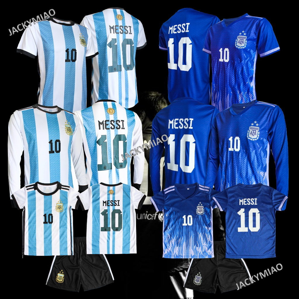 ( FAMILY SET/PLUS SIZE ) MESSI ARGENTINA VIRAL BAJU SEKELUARGA IBU AYAH ANAK FAMILY MATCHING MEN WOMEN KIDS SHORT LONG S