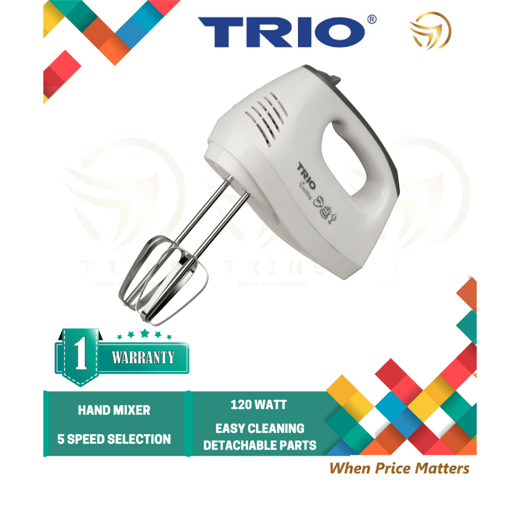 KHIND HM300 HAND MIXER/ TRIO THM-215 HAND MIXER/ Cornell Hand Mixer CHM-S908 / Pensonic Hand Mixer PM-117(B)/ PM-117(P)