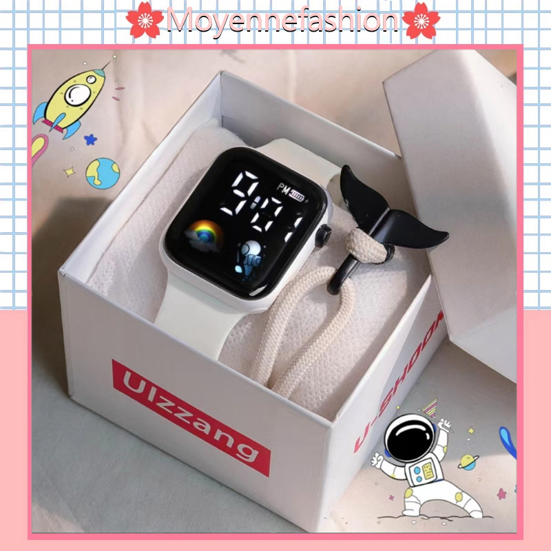 【READY STOCK AT MALAYSIA】Electronic watch Korean version of waterproof block digital touch-screen watch Couples, students and children's fashion bracelets