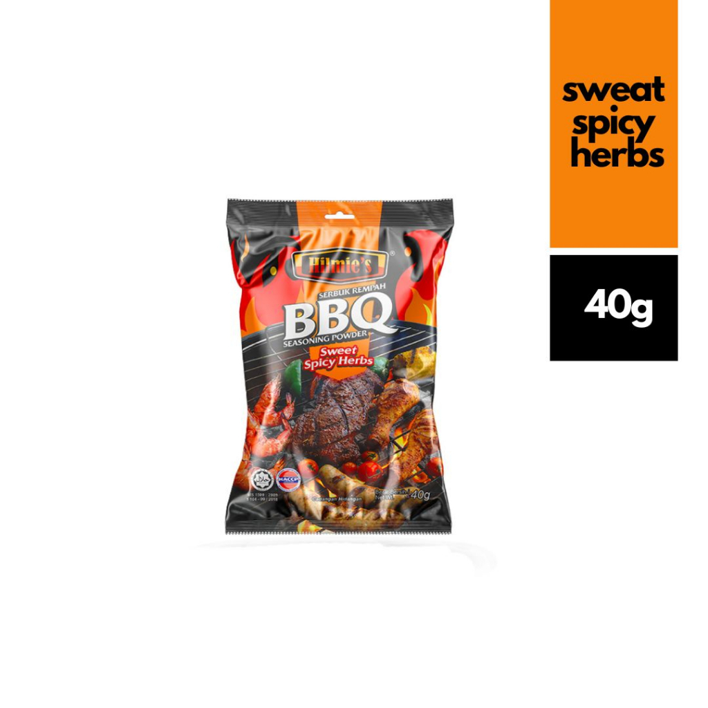Buy HILMIE'S Sweet Spicy Herbs BBQ Seasoning 40g! Perfect for Sweet & Tasty Marinating & Seasoning.