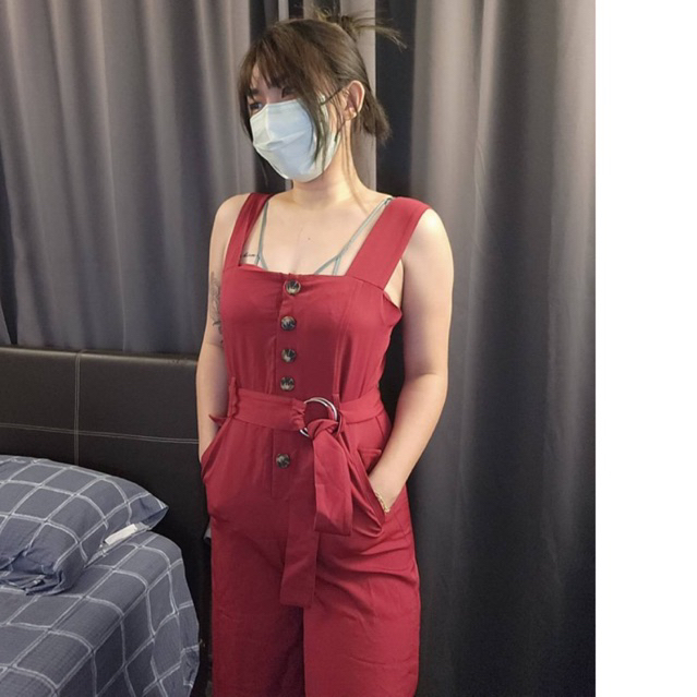 🧥Suspender jumpsuit 吊带连身裤