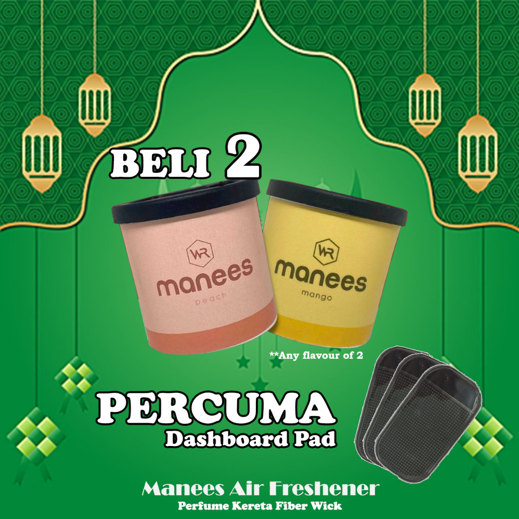 [BUY 2 FREE DASHBOARD PAD] MANEES FIBER AIR FRESHENER/FIBER WICK