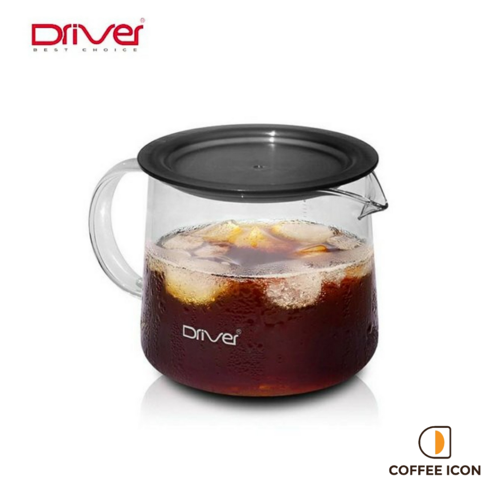 [Coffee Icon] Ready Stock Driver Moka Glass Server 400ml / 600ml 耐熱玻璃壺 Coffee Pot / Coffee Server