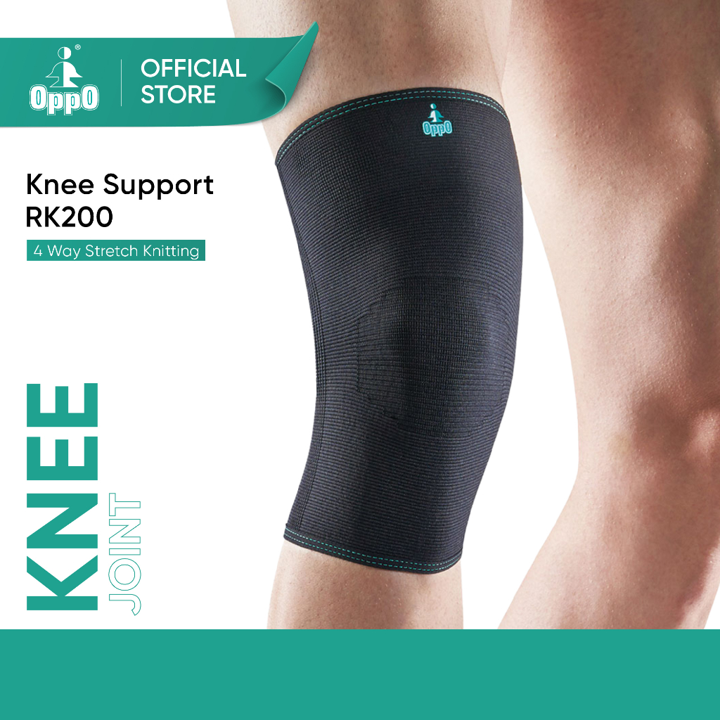 OPPO 4 Way Stretch Knee Support RK200 Guard Compression Knee Pain Relief Sports Injuries Pelindung Sakit Lutut Sukan 护膝