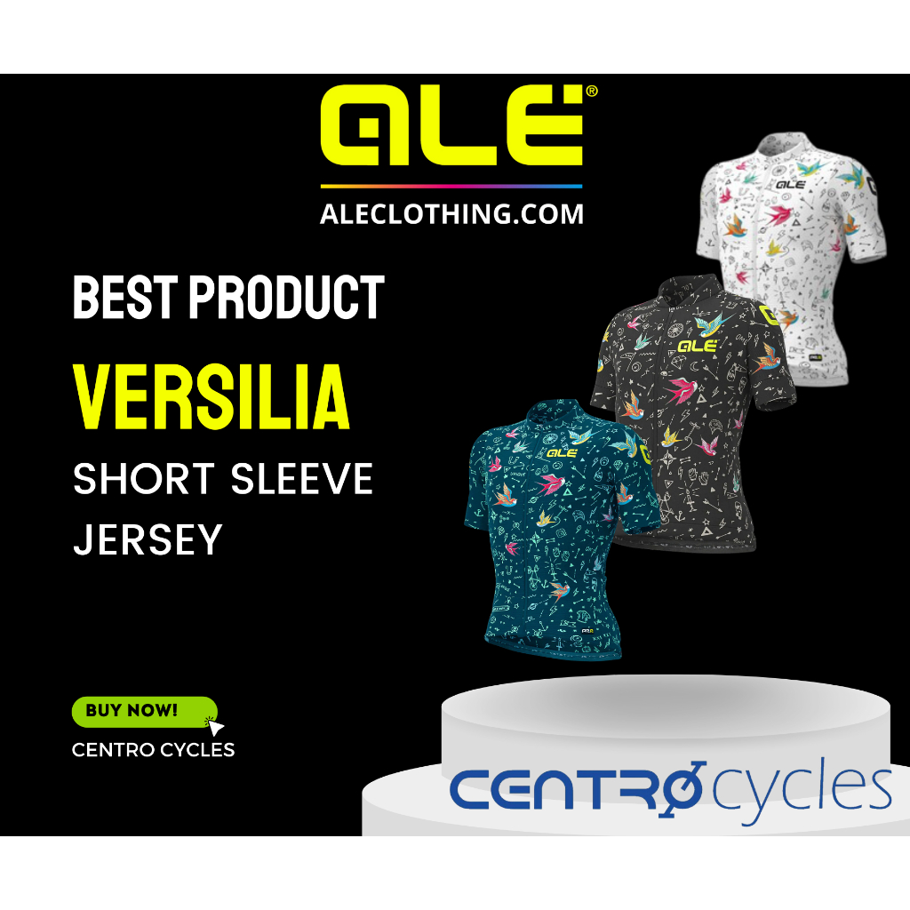 ALE: Men Short Sleeve Jersey - Versilia (Made In Italy)