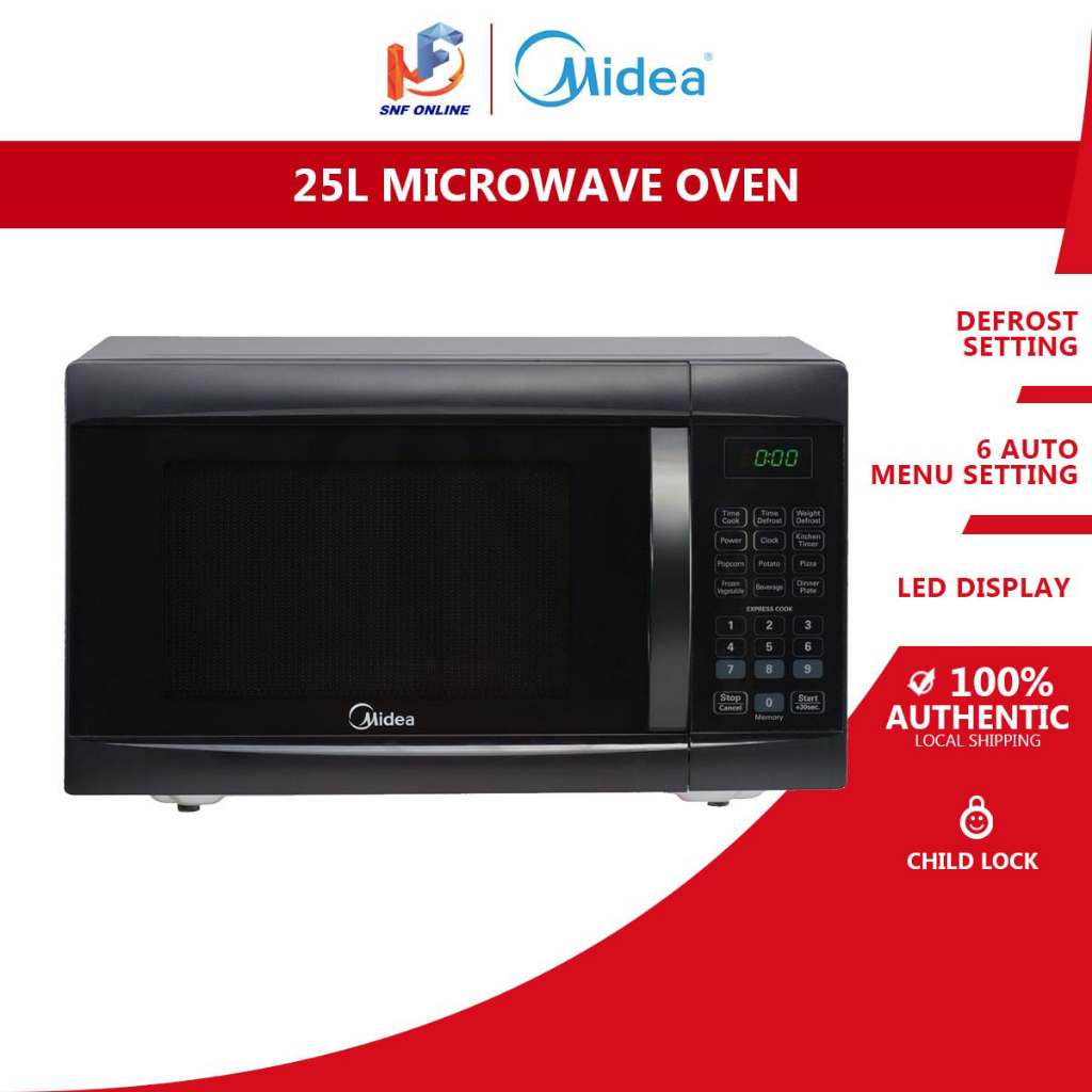 Midea Microwave Oven (25L) EM825AGS-BK