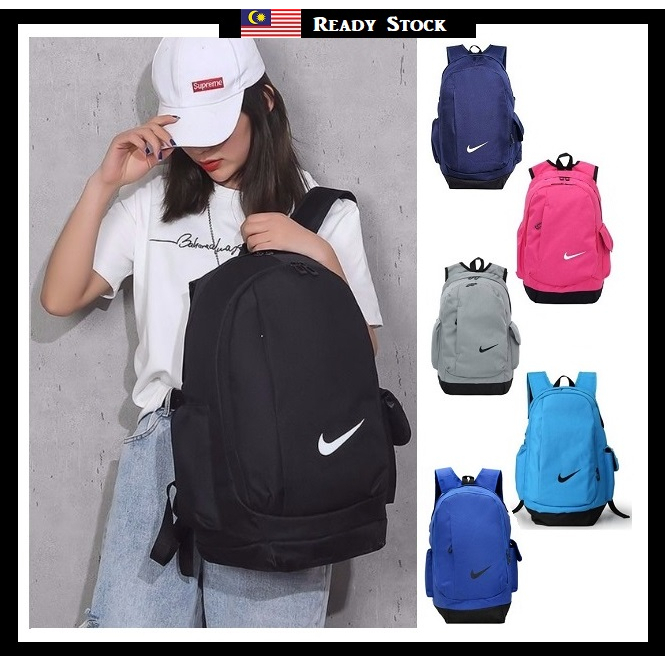 Nike Backpack Bag Laptop Sport Travel Beg Sekolah Navy PGMall