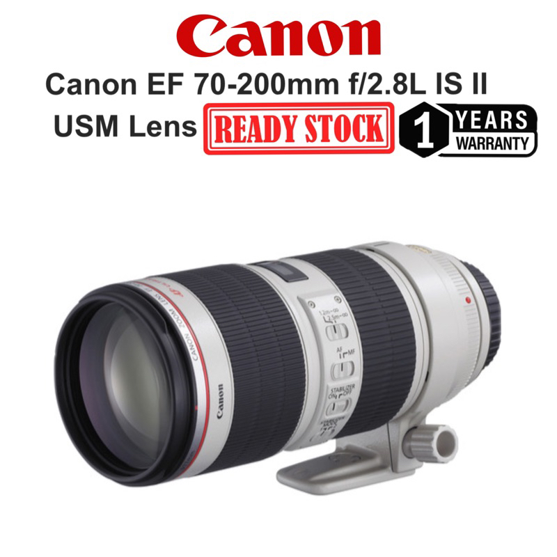 Canon EF 70-200mm F/2.8L IS II USM Lens original (1 years warranty) Canon 70-200mm F/2.8L IS II USM