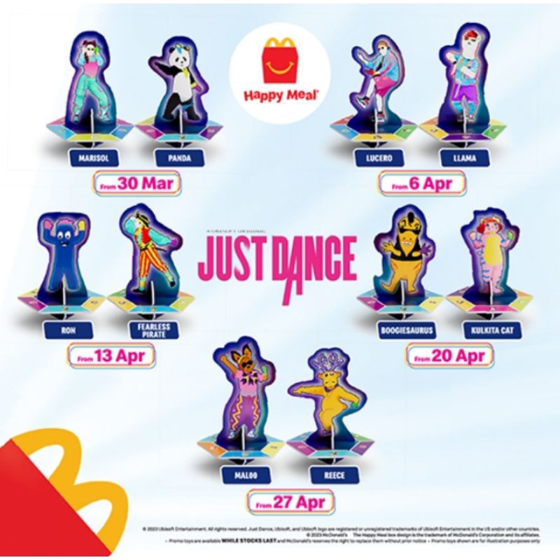 McDonald's Happy Meal Ubisoft Just Dance Toy