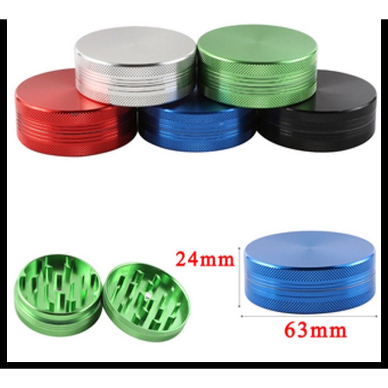 Aluminum Alloy Grinder Diameter 63MM 2 Layers