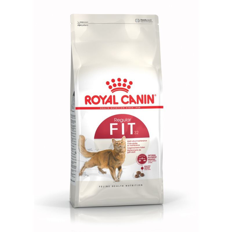 100% Original Royal Canin Fit-32 10kg(+Free Gift)