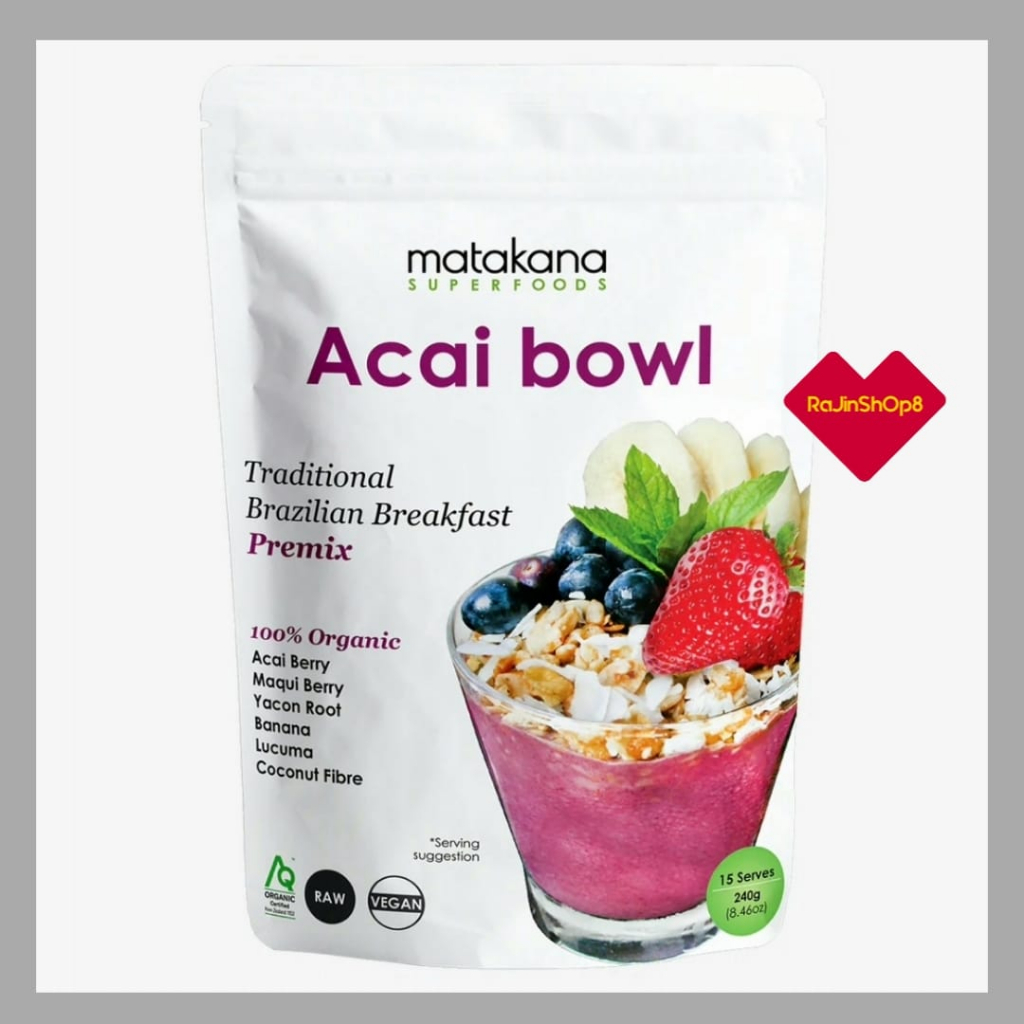 Matakana Superfoods Acai Bowl Premix Powder 240g