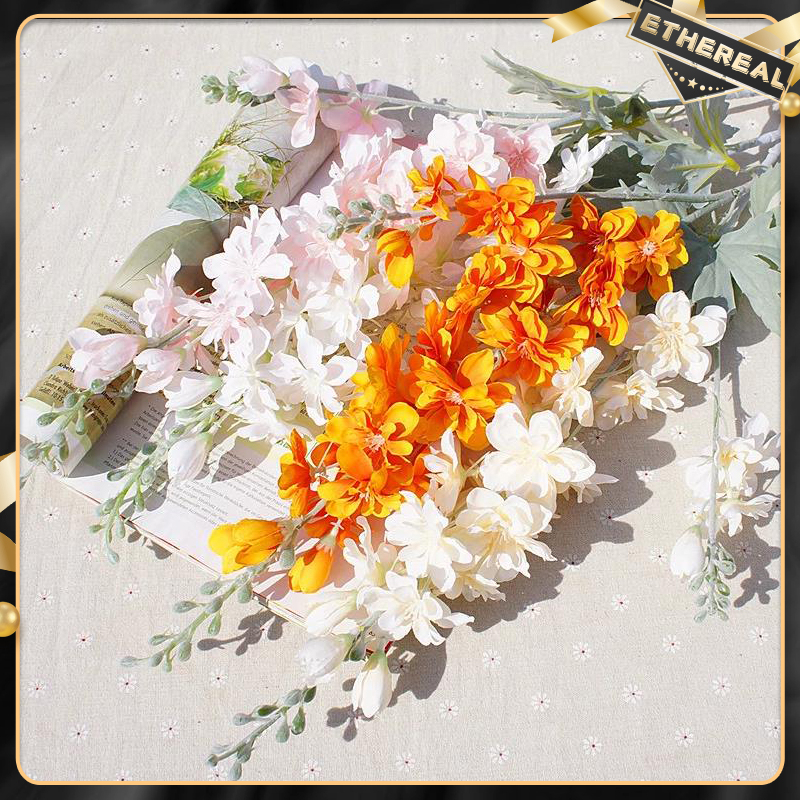 85CM Artificial Hyacinth delphinium Artificial Flowers Wedding Banquet Home Bedroom Decoration