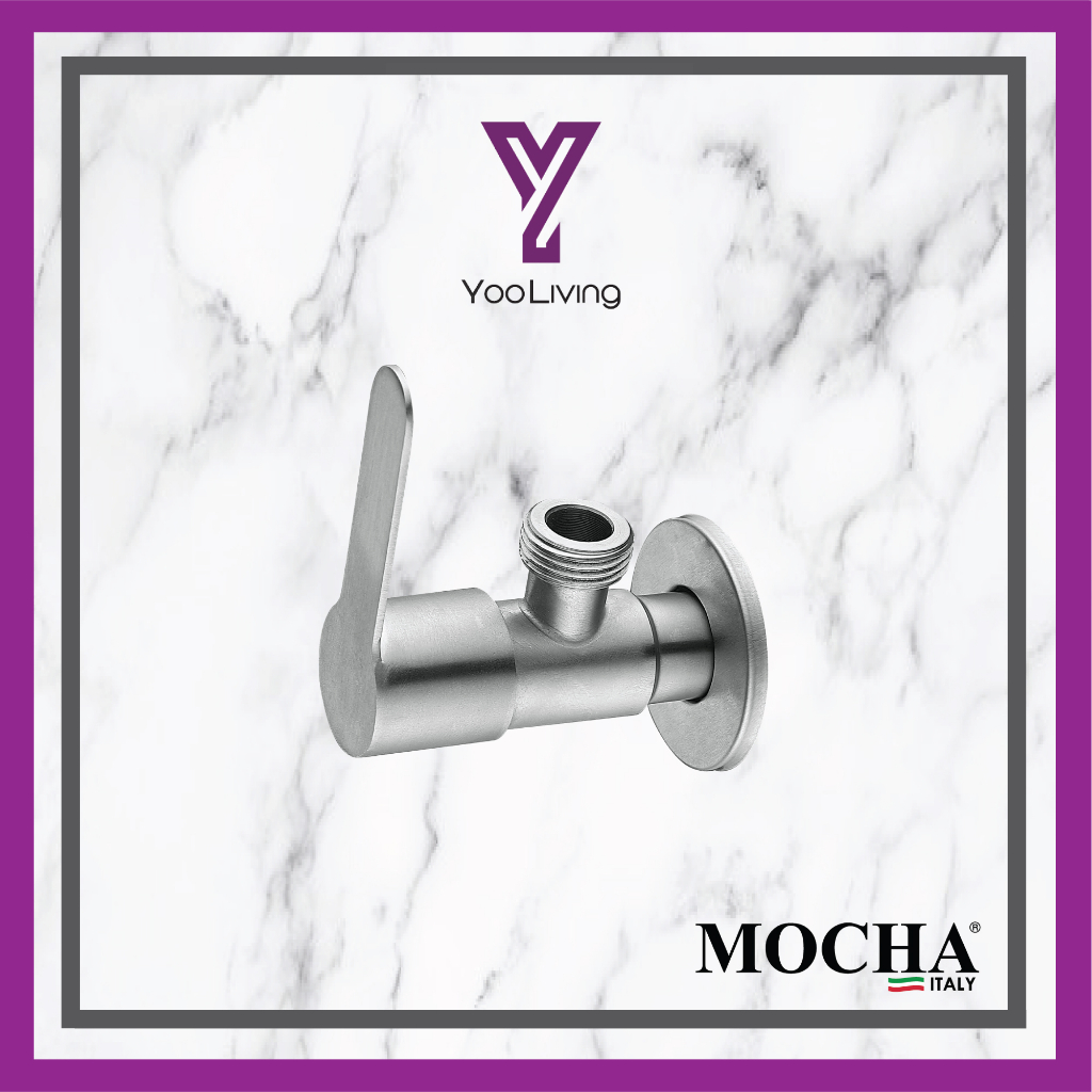 Mocha Italy- Angle Valve Stainless Steel 304 (M5500SS) | Durable and Sustainable In Toilet High Quality Toilet Accessori