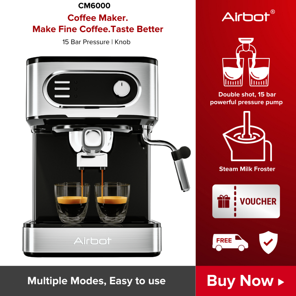 Airbot Machine Espresso Milk Coffee Maker CM6000/CM7000 Khairulaming