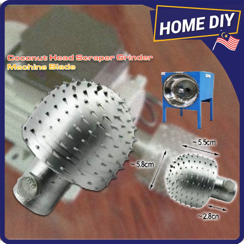 Coconut Head Scraper Grinder Machine Blade (Heavy Duty/Light Duty) /Coconut Scraper / Mata Mesin Parut Kelapa / 椰刨头