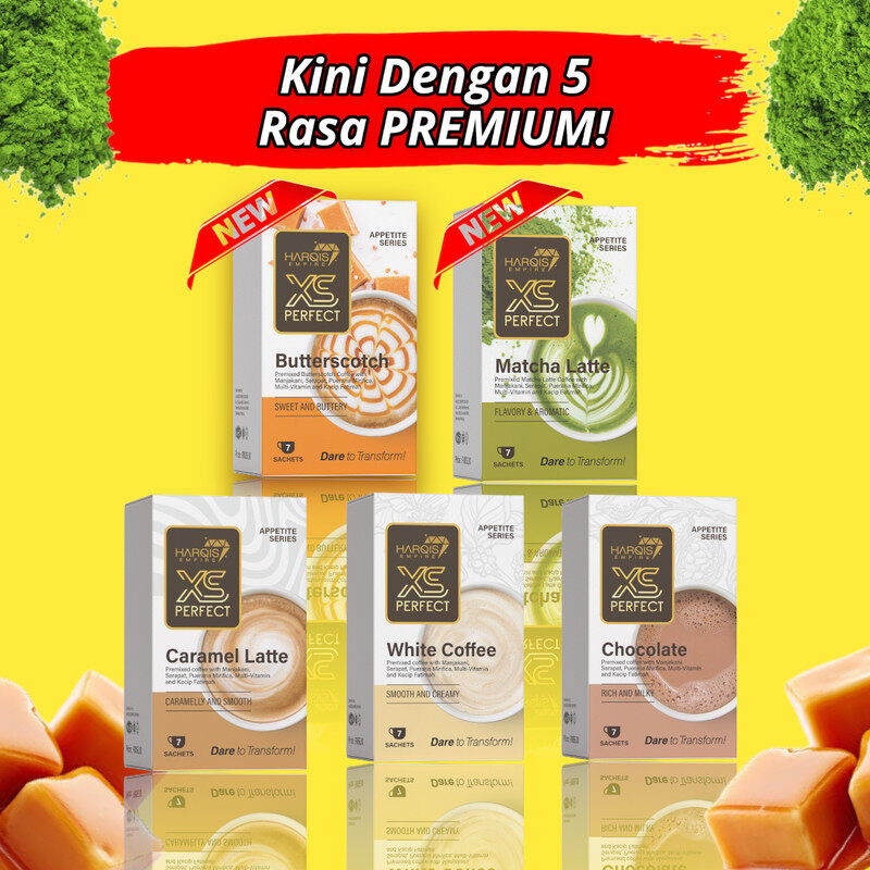 (NEW FLAVOR) XS PERFECT ! APPETITE SERIES XS PERFECT 7sachet & LEMON TEA DETOX 15sachet