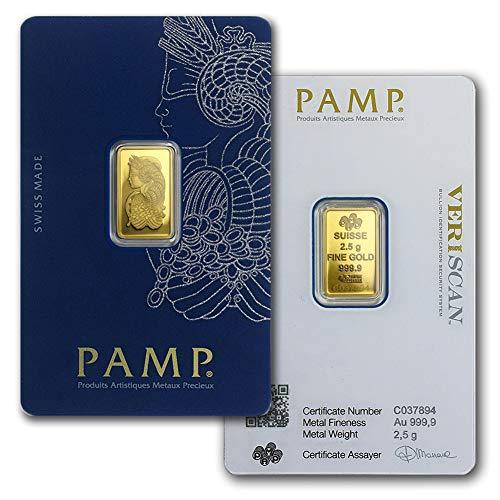 PAMP Suisse Gold Bar - Lady Fortuna 999.9 [2.5 gram] GET FREE&hellip;