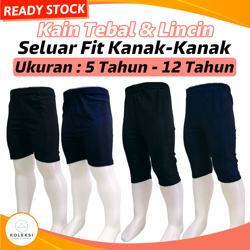 KOLEKSI SEMPURNA Kids Inner Pant Seluar Fit Sekolah Kanak-Kanak Seluar Dalam Budak Perempuan