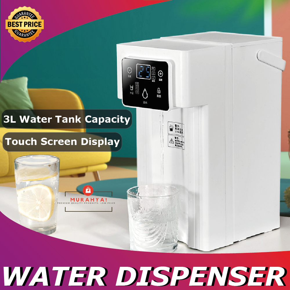 Water Dispenser 3L LCD Screen Digital Desktop Instant Hot Water Pot Kettle Heater Dispenser Adjustment Temperature Fast