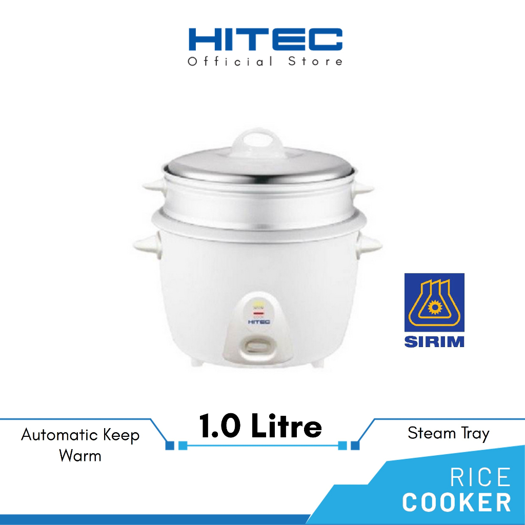 HITEC Conventional Rice Cooker 1.0L with Steam Rack HTR-1003