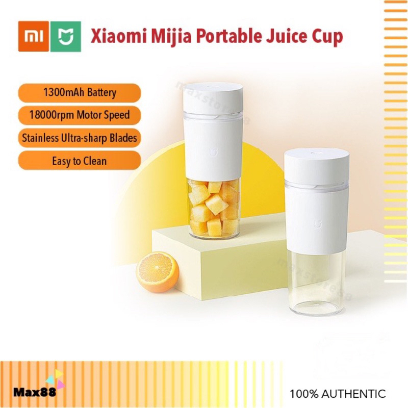 Xiaomi Mijia Mini Portable Handheld Fruit Machine Xiaomi Portable Juicer Cup Rechargeable Fruit Blender MJZZB01PL 300ML