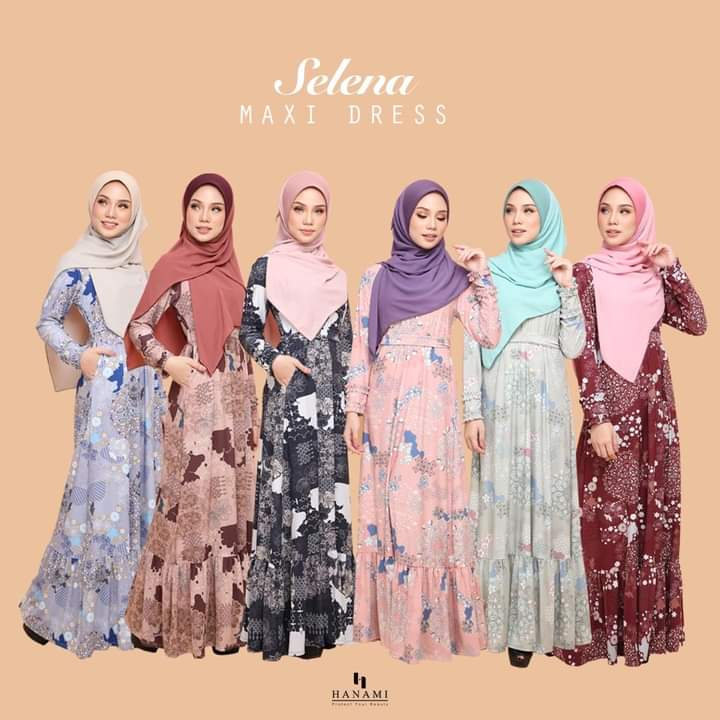 Hijabs by Hanami | Stella Kurung l Selena Maxi Dress | S | M | L | 8