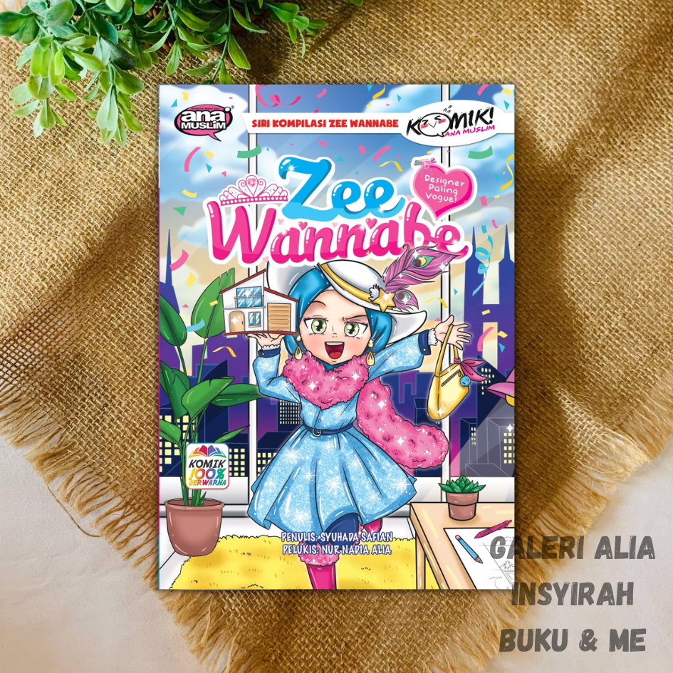 Zee Wannabe Designer Paling Vogue Buku Komik Ana Muslim Malay Comic Books