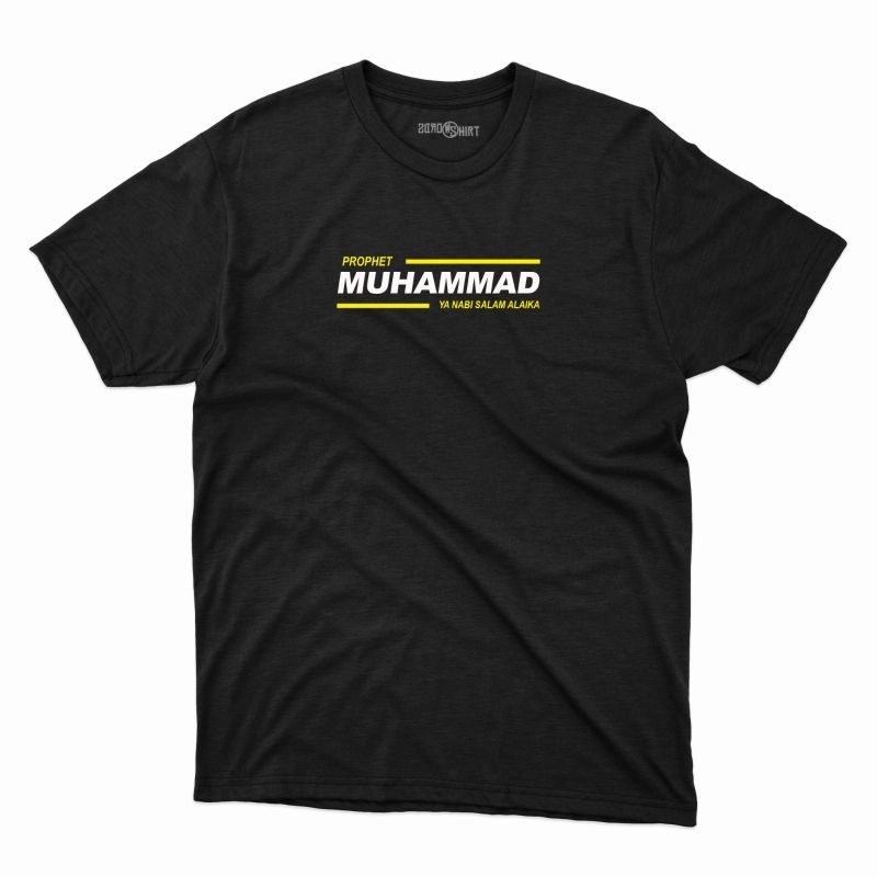 Baju T-shirt Cotton & Microfiber Prophet Nabi Muhammad Islamic Premium Shirt