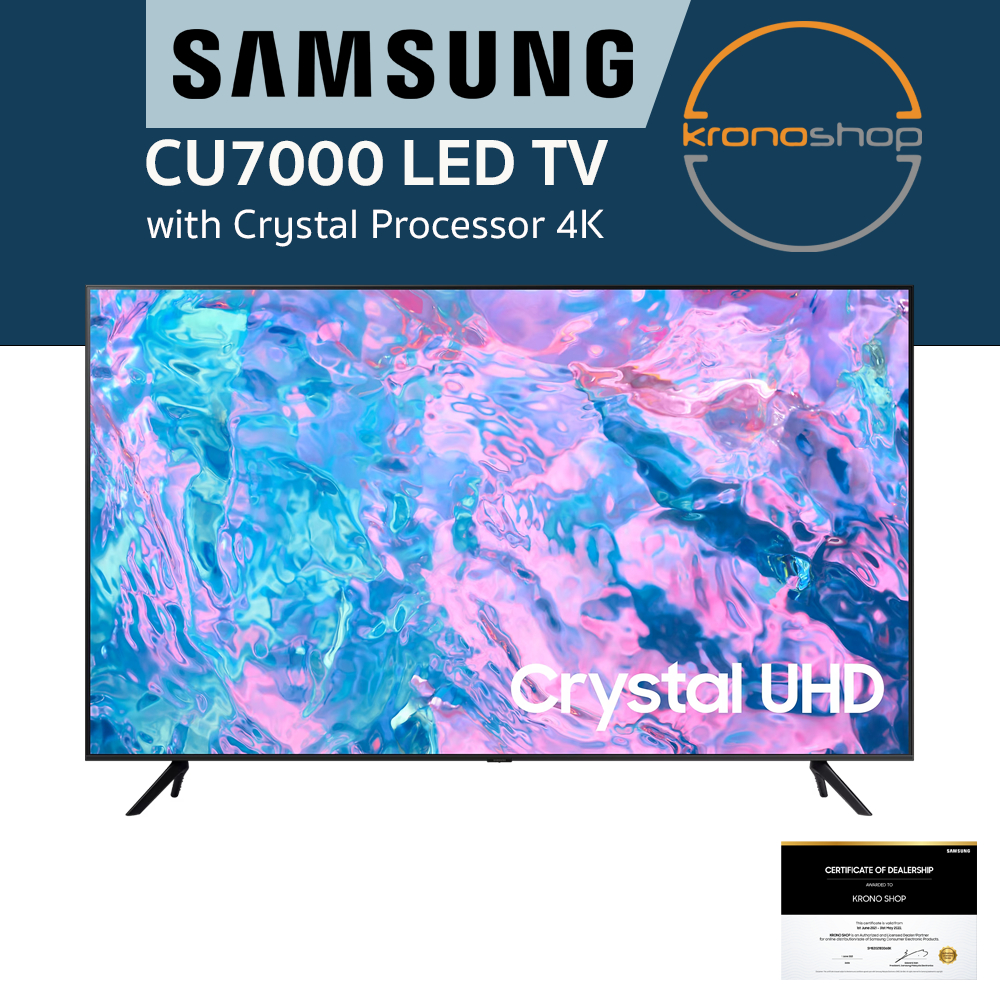 SAMSUNG CU7000 50 Inch 4K UHD Smart TV Crystal Processor 4K UA50CU7000KXXM UA50CU7000 50CU7000 UA50AU7000KXXM