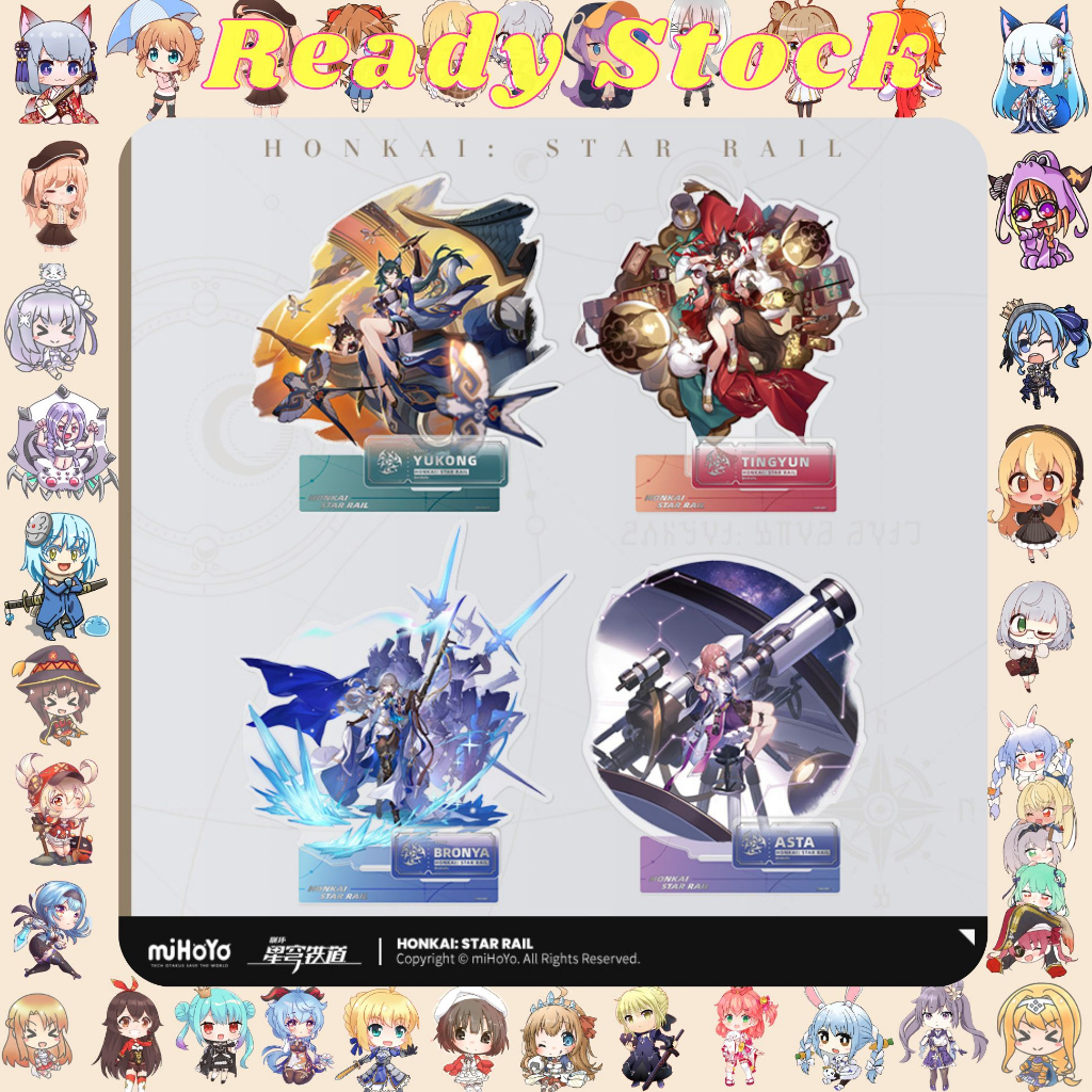 Mihoyo Honkai Star Rail Character Acrylic Stand Official Merch Main Series Standee Merchandise