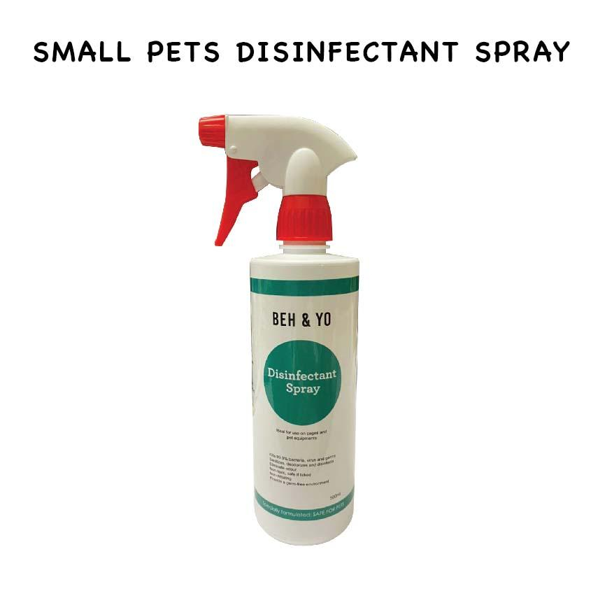 Beh & Yo Disinfectant Spray On Cage and Pet Equipments Animal Habitat  (500ml)