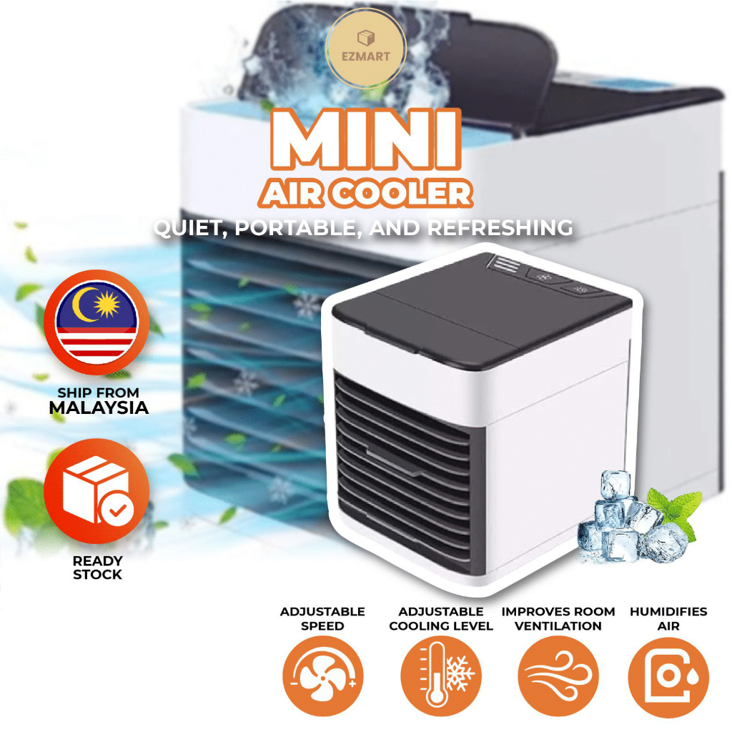 Ready Stock In Malaysia 2020 NEW Mini Fan Evaporative Air Cooler Mini Air Cooler Cooler Portable Air Cooler