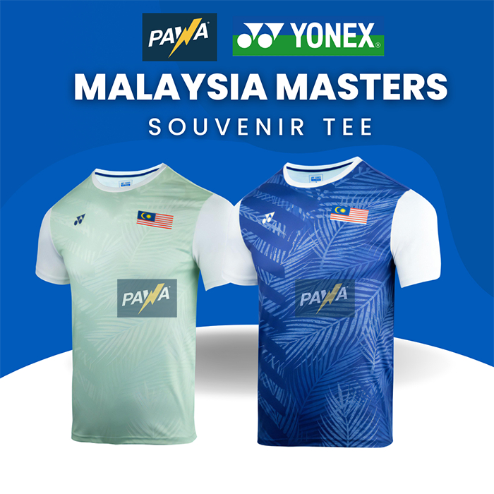 YONEX Malaysia Masters Badminton Souvenir Tee Jersey Model RM2454 Size XXS-XXXL