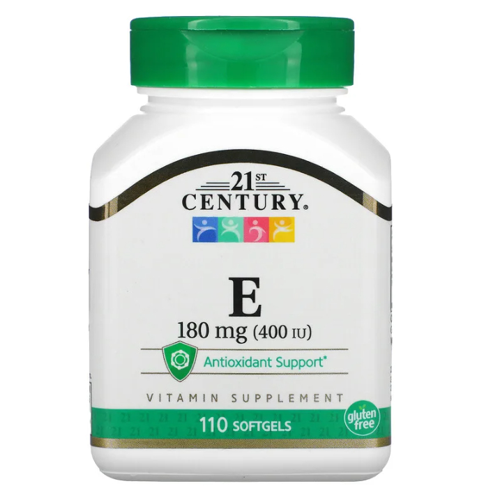21st Century Vitamin E 180 mg (400 IU) 110 Softgels