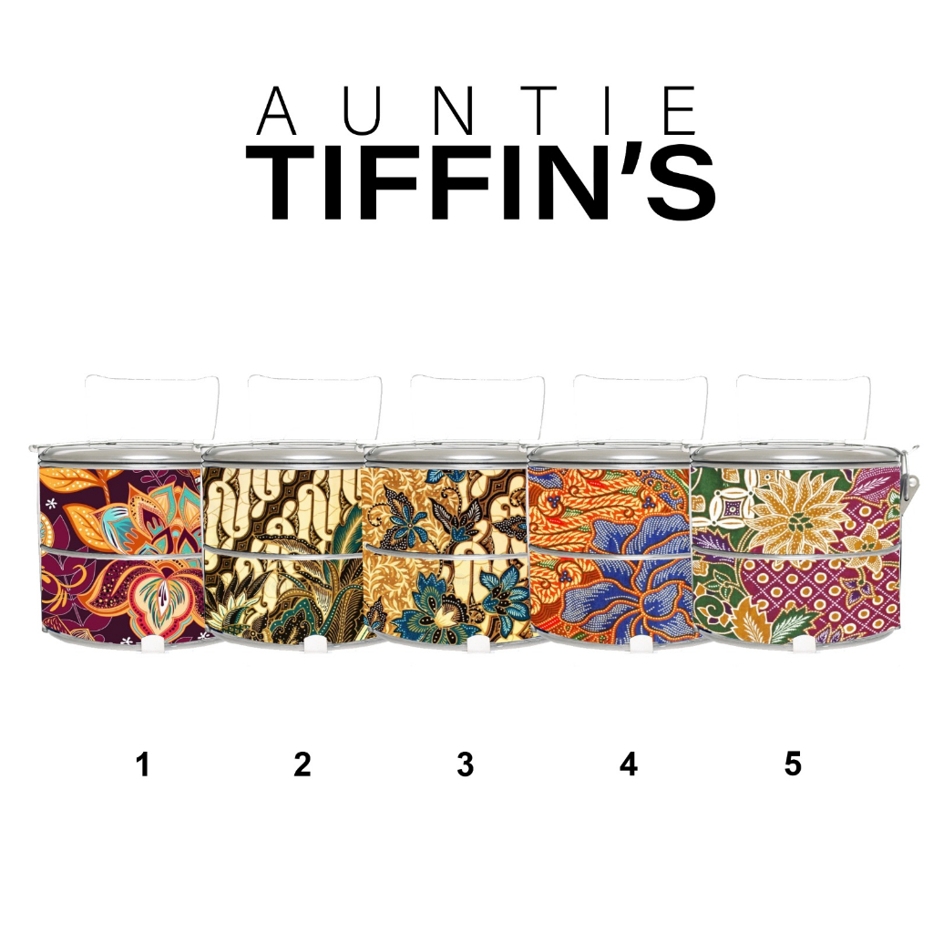 Tiffin Carrier 2 Tiers - Batik Artisan (PRE-ORDER)