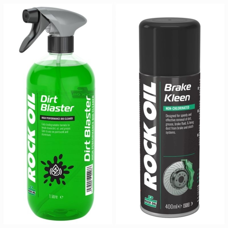 Rock Oil Dirt Blaster Bio Base Cleaner & Brake Kleen Bicycle Bike Motorcycle