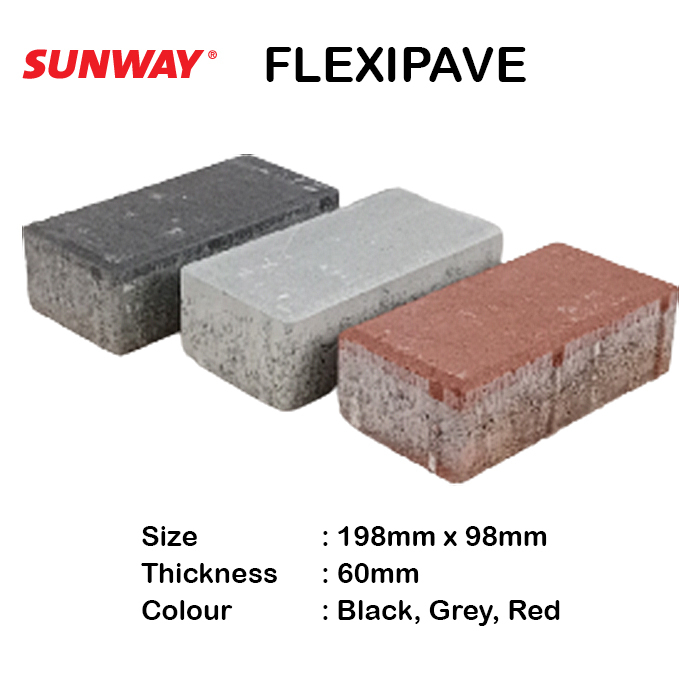 [Kuala Lumpur & Klang Valley Only] Sunway Flexipave Interlocking Paver Brick Batu-Bata Jalan