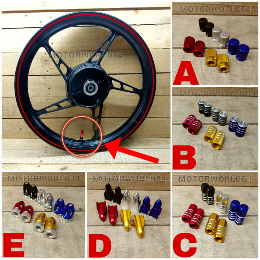 TUBE NUT ALLOY TYRE VALVE CAP CAR / MOTORCYCLE / BICYCLE CAPS COVER BIKERS YAMAHA HONDA SUZUKI KAWASAKI BMW ALL MODEL