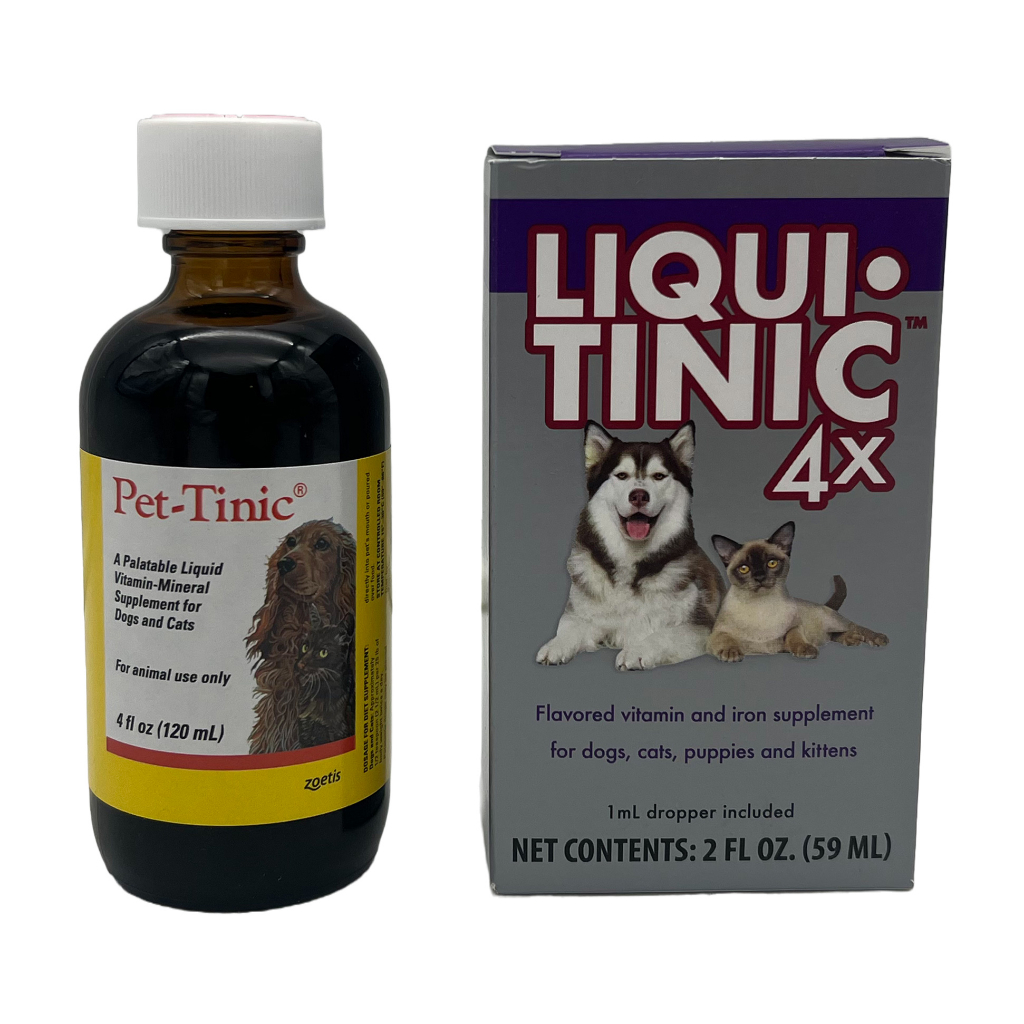 Zoetis Pet-Tinic / PRN Liqui-Tinic 4x Iron Supplement for Cats & Dogs Most Reliable Treatment for Anemia Cat Anaemia Dog
