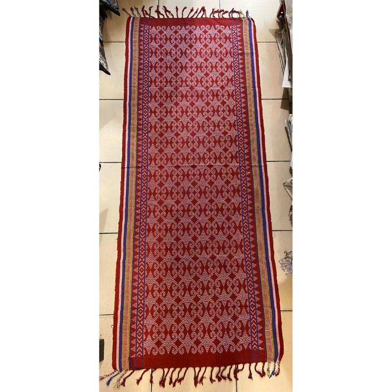 PSL02 Sarawak Sulam Kain Tenun Hand Woven textile table runner wall hanging