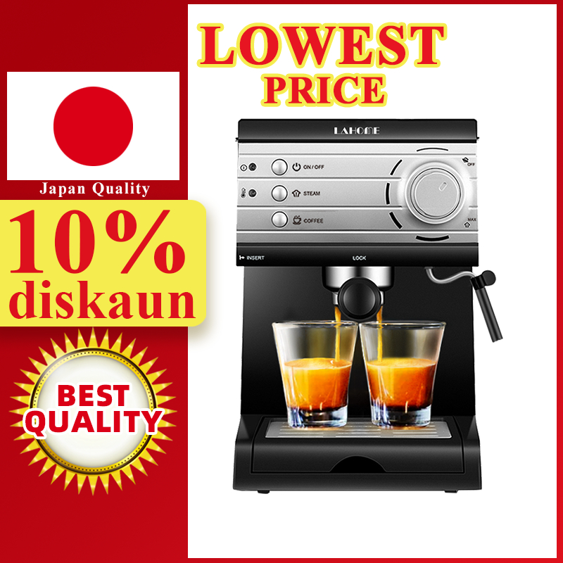 🎁LAHOME/ Donlim Espresso Coffee Maker Machine On Sale Coffee Maker Latte Cappuccino 意式 浓缩 咖啡机 Mesin Kopi Lahome 3 in 1