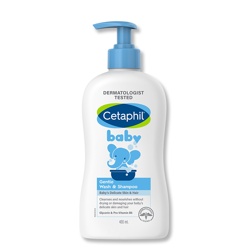 CETAPHIL BABY GENTLE WASH&SHAMPOO WITH GLYCERIN&PANTHENOL 400ML
